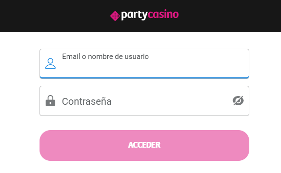 PartyCasino Login